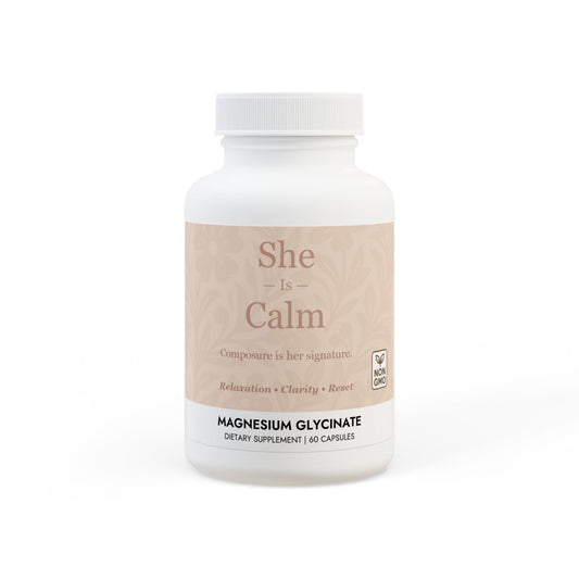 She Is Calm — Magnesium Glycinate (60 Capsules)